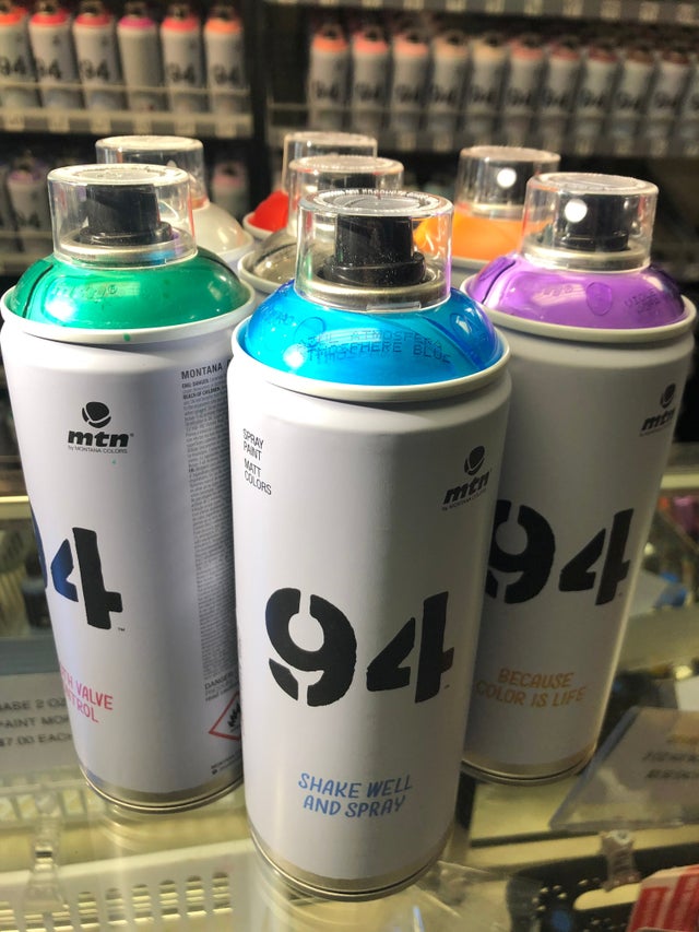 MTN Micro Spray Paint 30ml Black